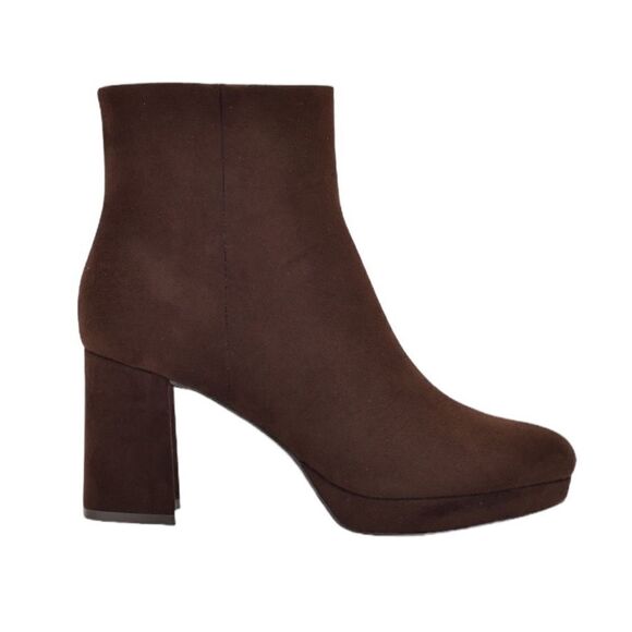 NWT CALVIN KLEIN UDA HEELED BROWN BOOTIES WOMENS SIZE 10 *New in box* - Picture 5 of 5